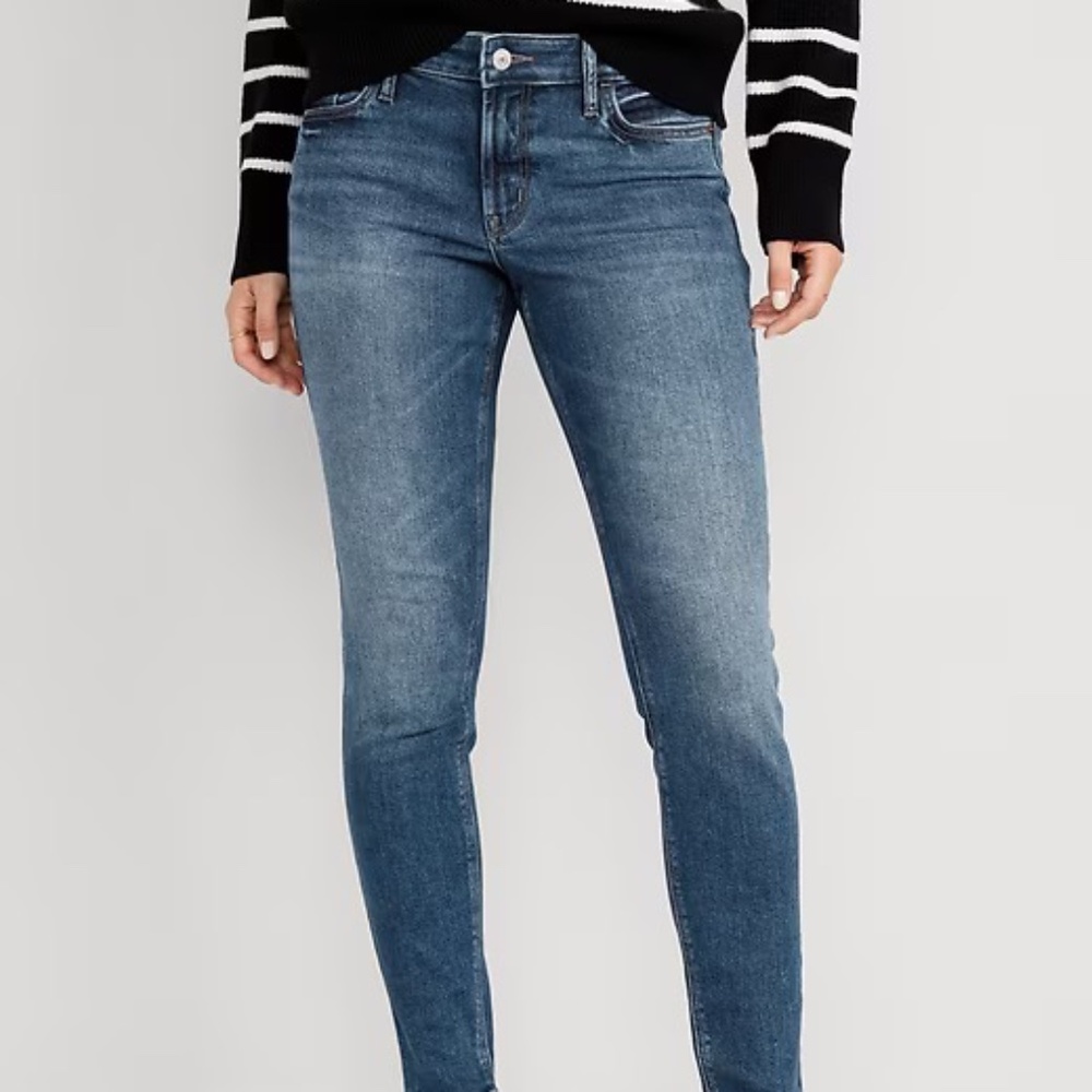 Old Navy Mid-Rise Rockstar Skinny Jeans